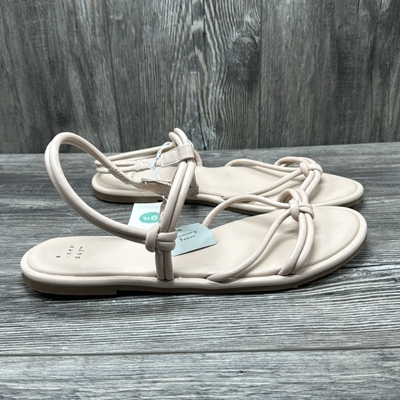 Women's Lara Ankle Strap Sandals - A New Day Off White - Picture 6 of 10